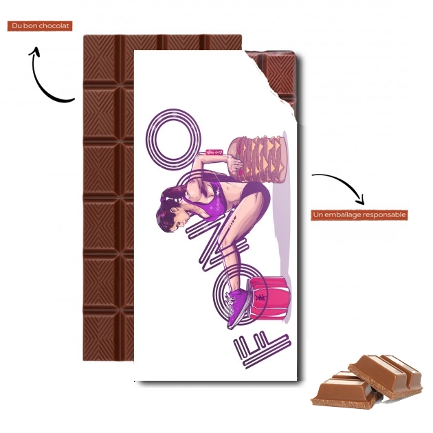 Tablette de chocolat personnalisé Fondo