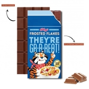 Tablette de chocolat personnalisé Food Frosted Flakes
