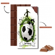 Tablette de chocolat personnalisé Football A votre Nom