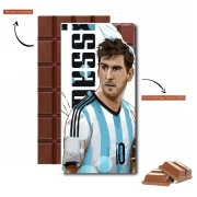Tablette de chocolat personnalisé Lionel Messi - Argentine