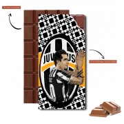 Tablette de chocolat personnalisé Football Stars: Carlos Tevez - Juventus