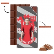 Tablette de chocolat personnalisé Football Stars: Red Devil Rooney ManU