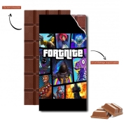 Tablette de chocolat personnalisé Fortnite - Battle Royale Art Feat GTA