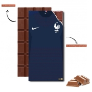 Tablette de chocolat personnalisé France World Cup Russia 2018 