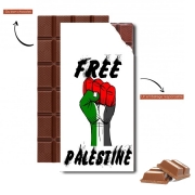 Tablette de chocolat personnalisé Free Palestine