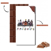 Tablette de chocolat personnalisé Friends parodie Naruto manga