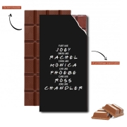 Tablette de chocolat personnalisé Friends
