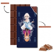 Tablette de chocolat personnalisé Frozen card