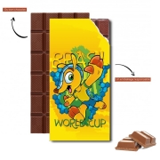 Tablette de chocolat personnalisé Fuleco Brasil 2014 World Cup 01