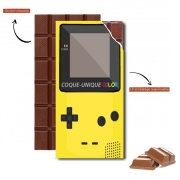 Tablette de chocolat personnalisé Gameboy Color Jaune
