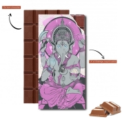 Tablette de chocolat personnalisé Elephant Ganesha