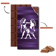 Tablette de chocolat personnalisé Gémeaux - Signe du zodiac