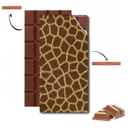 Tablette de chocolat personnalisé Giraffe Fur