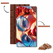 Tablette de chocolat personnalisé Glasses Summer V5