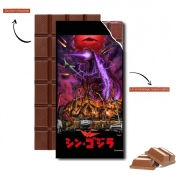 Tablette de chocolat personnalisé Godzilla War Machine