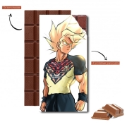 Tablette de chocolat personnalisé Goku saiyan America
