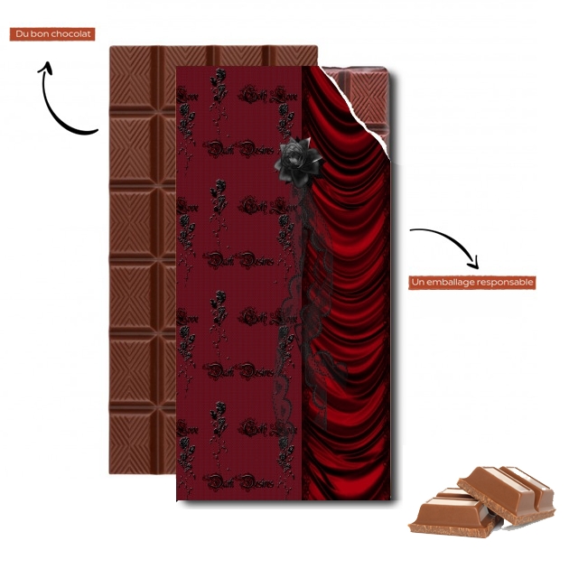 Tablette de chocolat personnalisé Gothic Elegance