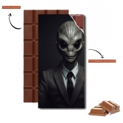 Tablette de chocolat personnalisé Gray Reptilian