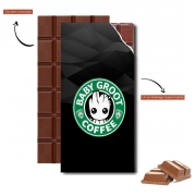 Tablette de chocolat personnalisé Groot Coffee