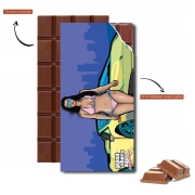 Tablette de chocolat personnalisé GTA collection: Bikini Girl Florida Beach