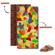 Tablette de chocolat personnalisé Gummy London Phone 
