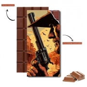 Tablette de chocolat personnalisé Gunman Law