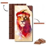 Tablette de chocolat personnalisé Gym Lion