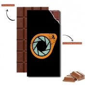 Tablette de chocolat personnalisé Half Life Symbol