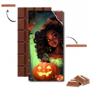 Tablette de chocolat personnalisé Halloween Princess V3