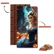 Tablette de chocolat personnalisé Halloween Princess V6