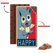 Tablette de chocolat personnalisé Happy propaganda