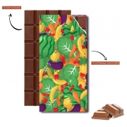 Tablette de chocolat personnalisé Healthy Food: Fruits and Vegetables V2