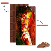 Tablette de chocolat personnalisé Bob Marley Painting Art