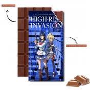 Tablette de chocolat personnalisé High Rise Invasion