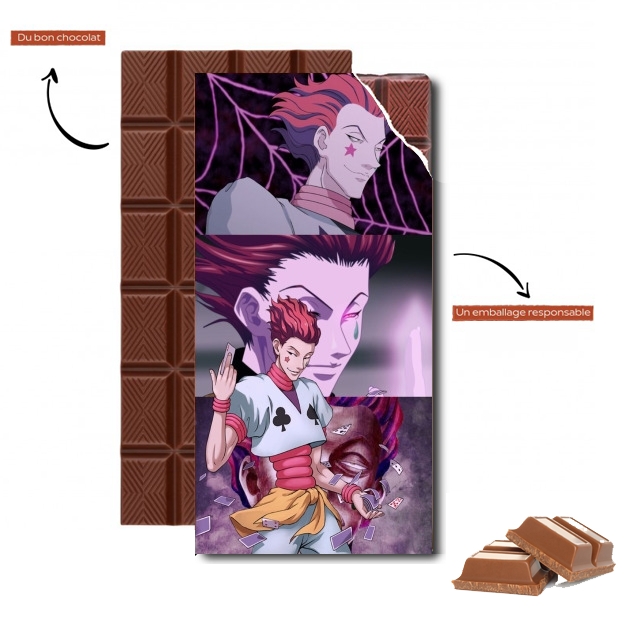 Tablette de chocolat personnalisé Hisoka Card Hunter X Hunter