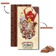 Tablette de chocolat personnalisé Hobbit The journey
