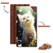 Tablette de chocolat personnalisé I Love Cats v5