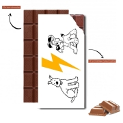 Tablette de chocolat personnalisé Idefix Versus Milou