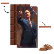 Tablette de chocolat personnalisé In case of emergency long live my dear Vladimir Putin V2