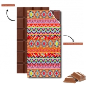 Tablette de chocolat personnalisé India Style Pattern (Multicolor)
