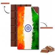 Tablette de chocolat personnalisé Indian Paint Spatter