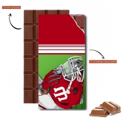 Tablette de chocolat personnalisé Indiana College Football