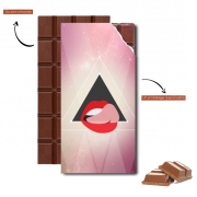 Tablette de chocolat personnalisé Lèvres Swag Infinies