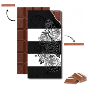 Tablette de chocolat personnalisé Inverted Roses