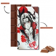 Tablette de chocolat personnalisé Itachi Blood Eyes Raven Akatsuki