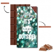 Tablette de chocolat personnalisé It's COLD Outside