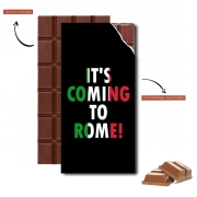 Tablette de chocolat personnalisé Its coming to Rome