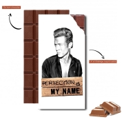 Tablette de chocolat personnalisé James Dean Perfection is my name