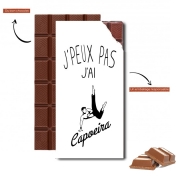 Tablette de chocolat personnalisé Je peux pas j'ai Capoeira