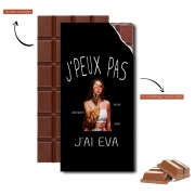 Tablette de chocolat personnalisé Je peux pas j'ai Eva Queen